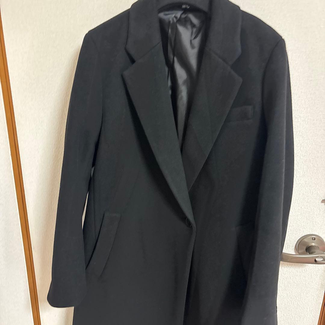 ユニクロ　UNIQLO C ロングコートMサイズ　黒