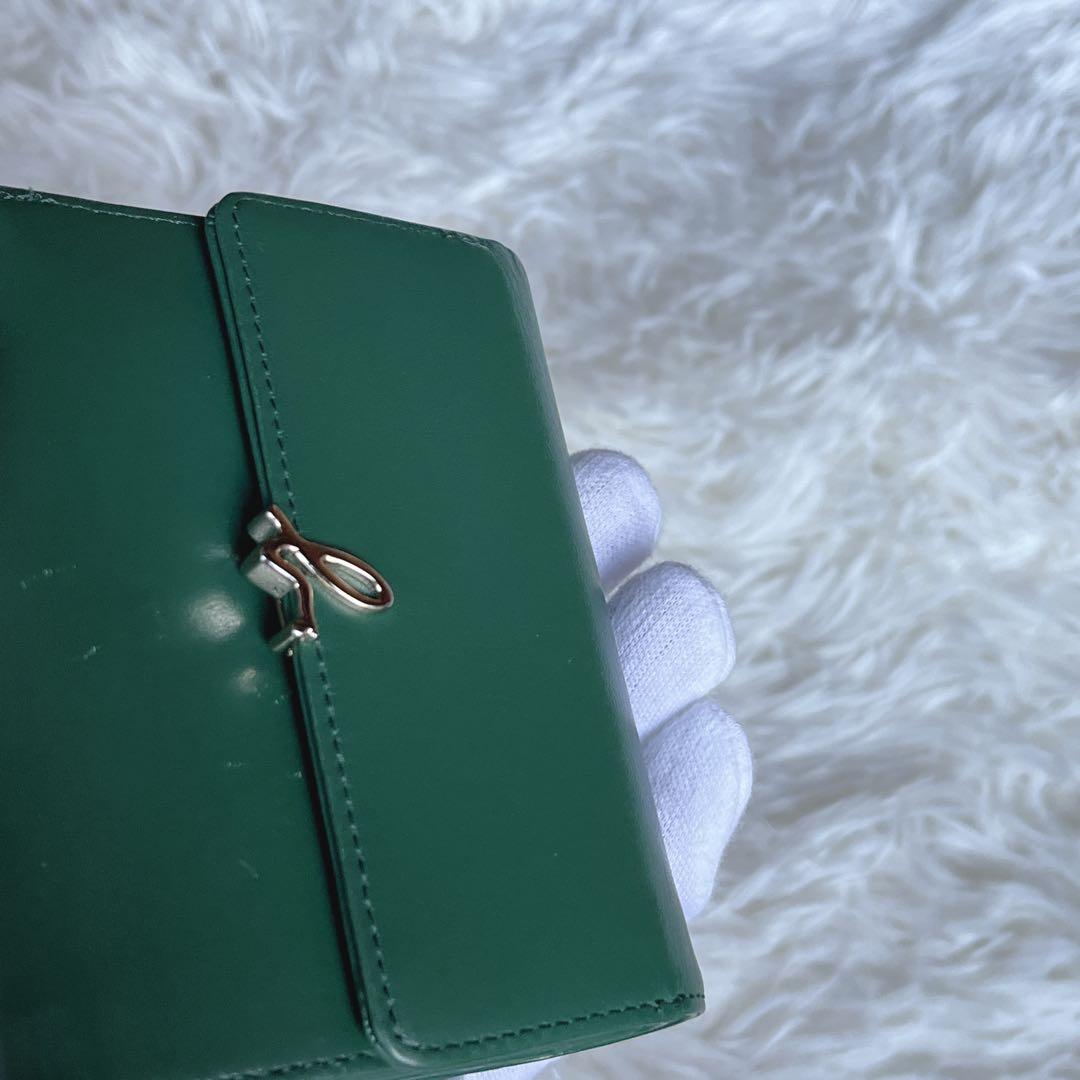 agnès b. VOYAGE 財布 グリーン