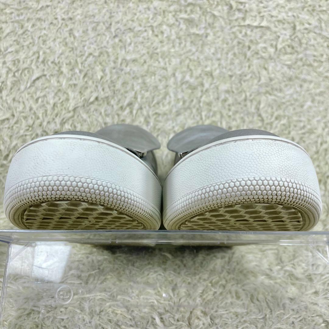 『美品』セルジオロッシ SR1 スリッポン 厚底 スニーカー ボア レザー