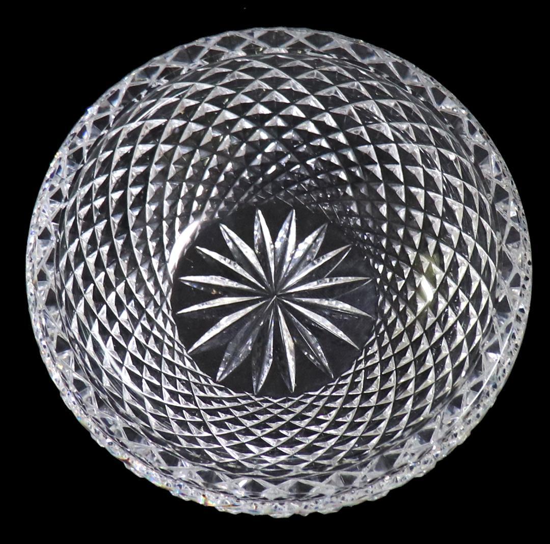 オールド・バカラ 最高級 春海好み 霰切子大型丸鉢 懐石道具 ディアマン ビゾー