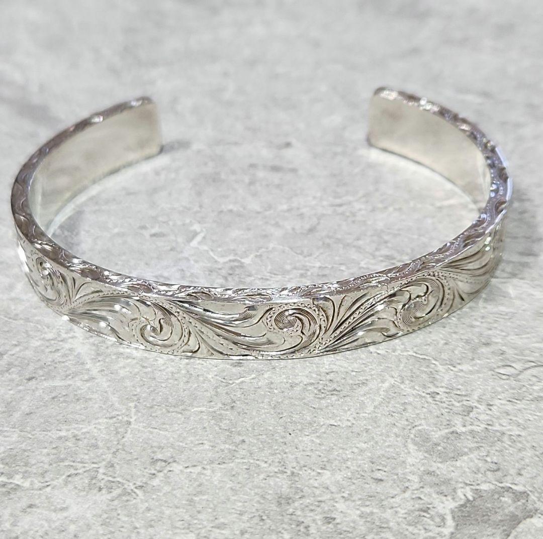 【わくわく！！】D.E.OSCAR　シルバー925バングル