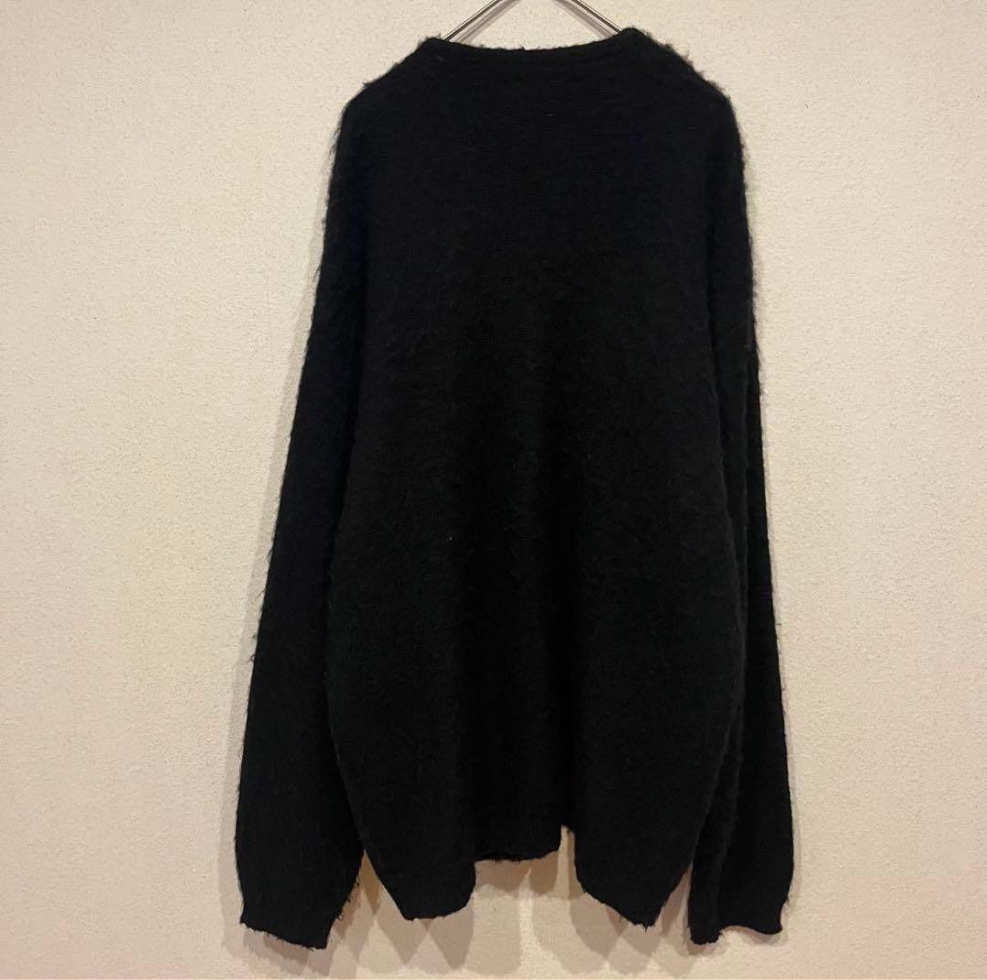 【美品】TOWNCRAFT PENNEY'S モヘア シャギー カーディガン 黒