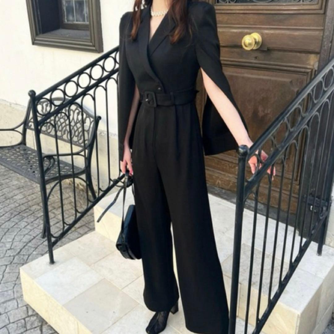  PARTY ベルト付ケープ風オールインワン ミニマムサイズ