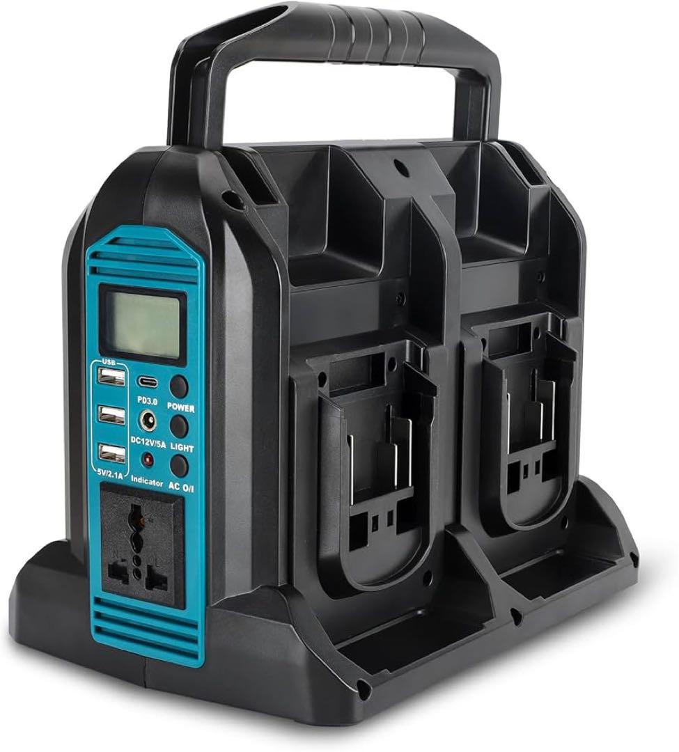 4口インバーター マキタ用　18V ポータブル電源　YX-IV06A-MAK