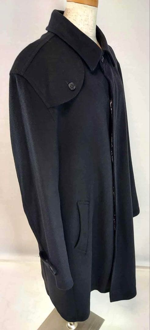 BURBERRY BLACK LABEL ステンカラーコート ライナー付き LL
