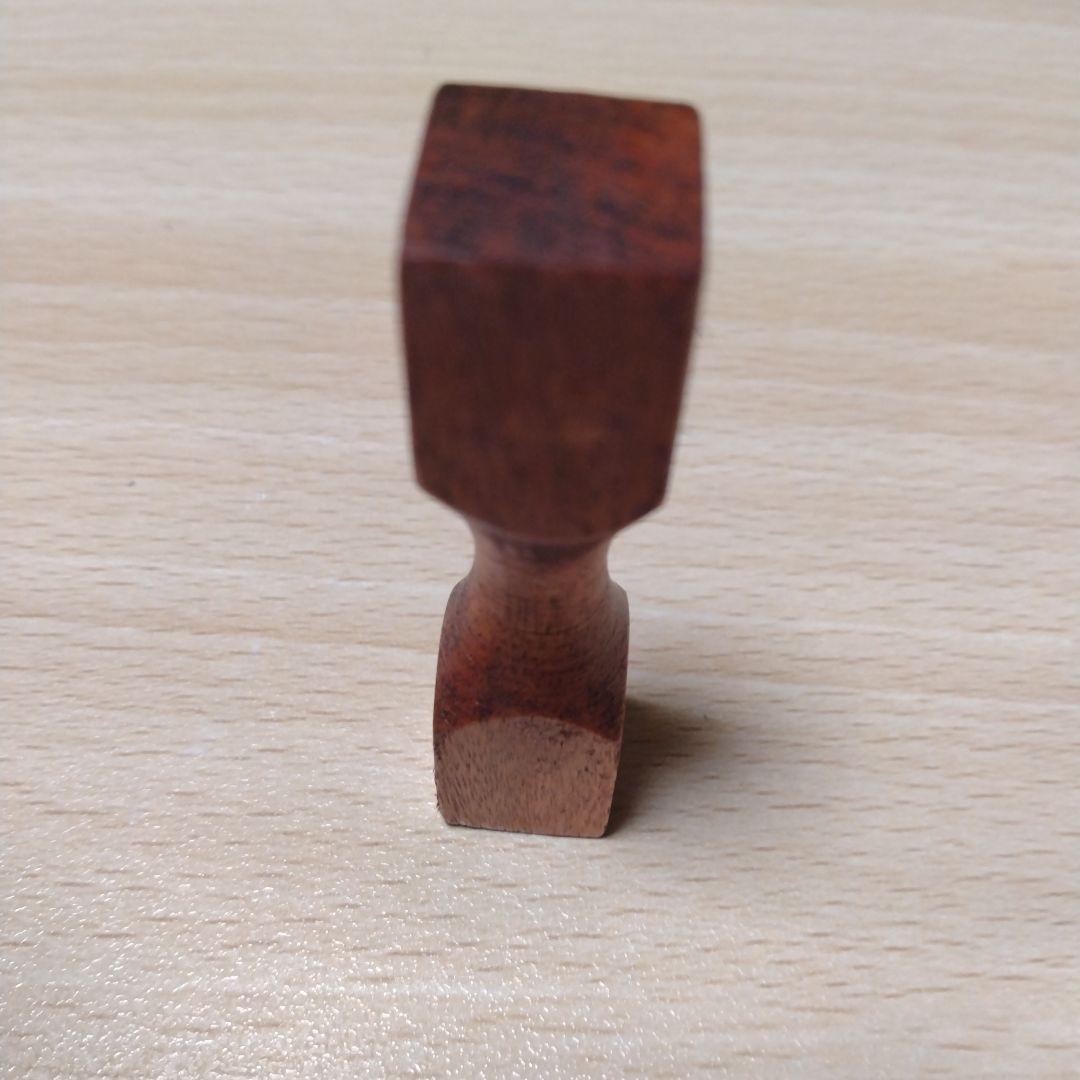 木製ひょうたん型箸置き 箸置き(横６cm×縦1.3cm)