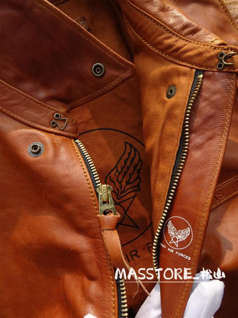 メンズ革ジャン A2 馬革 フライトジャケット レザージャケット本革S-5XL