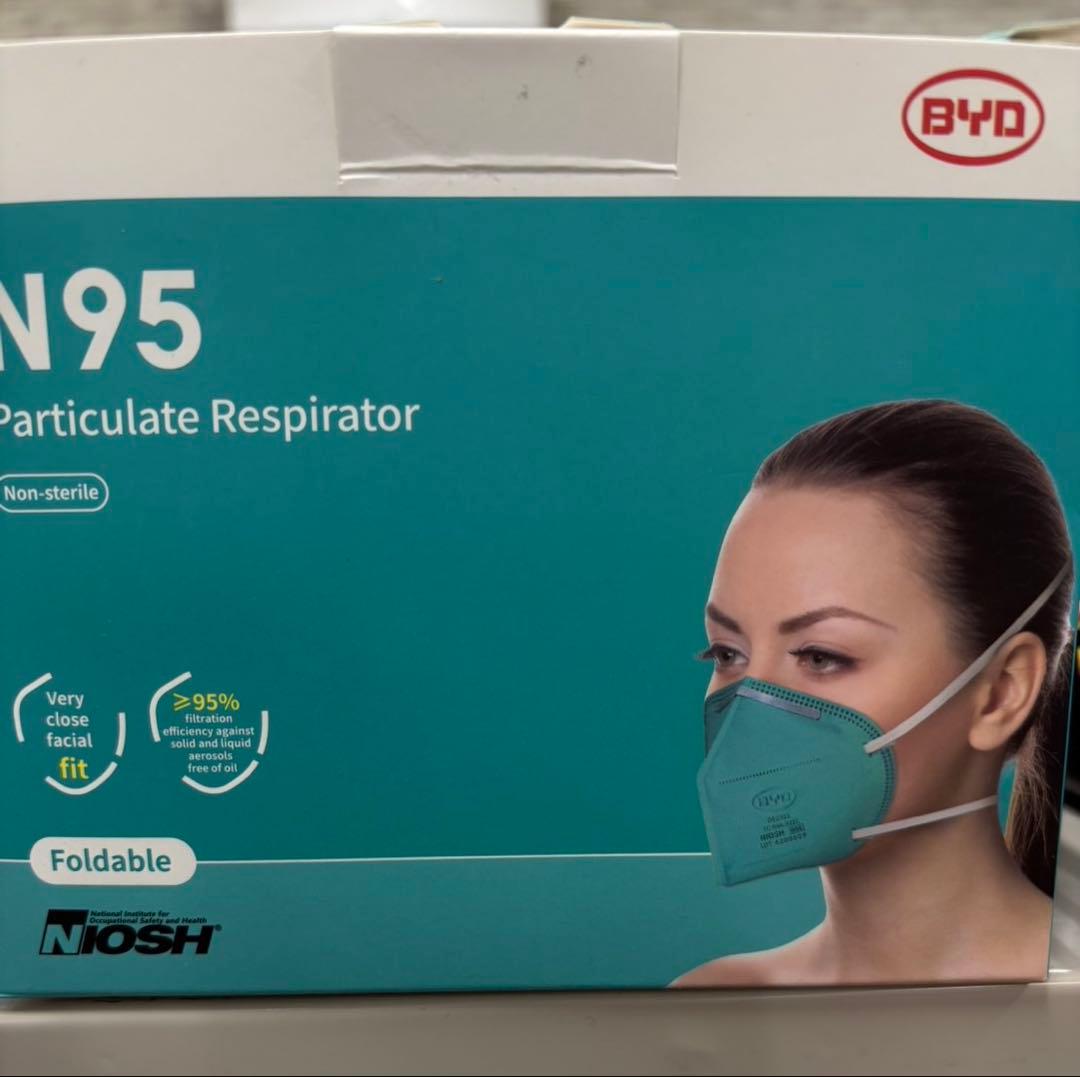【未使用】BYD N95 マスク 個包装 大人用 960枚