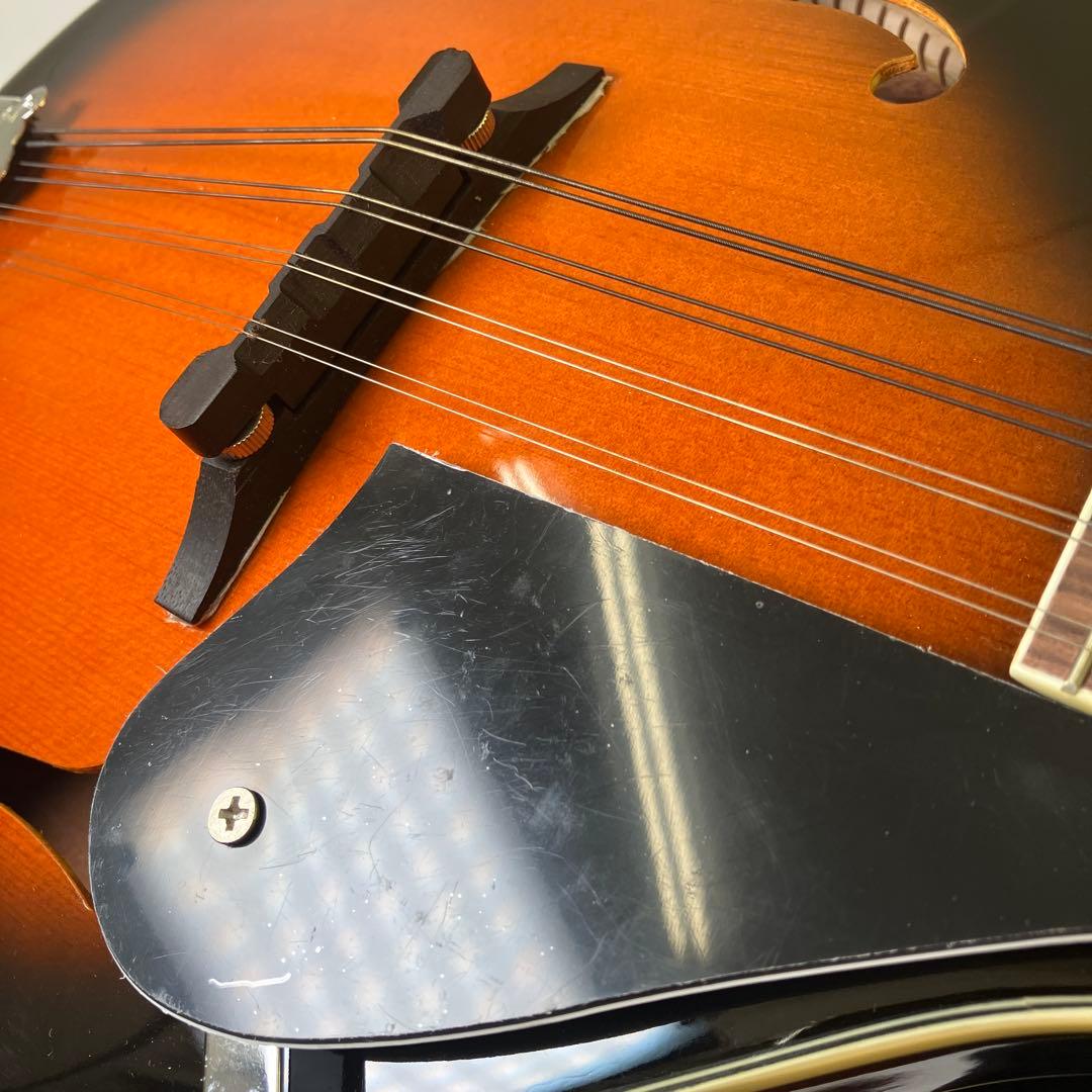 【中古】 Aria AM-20 マンドリン ハードケース ベルト 弦楽器