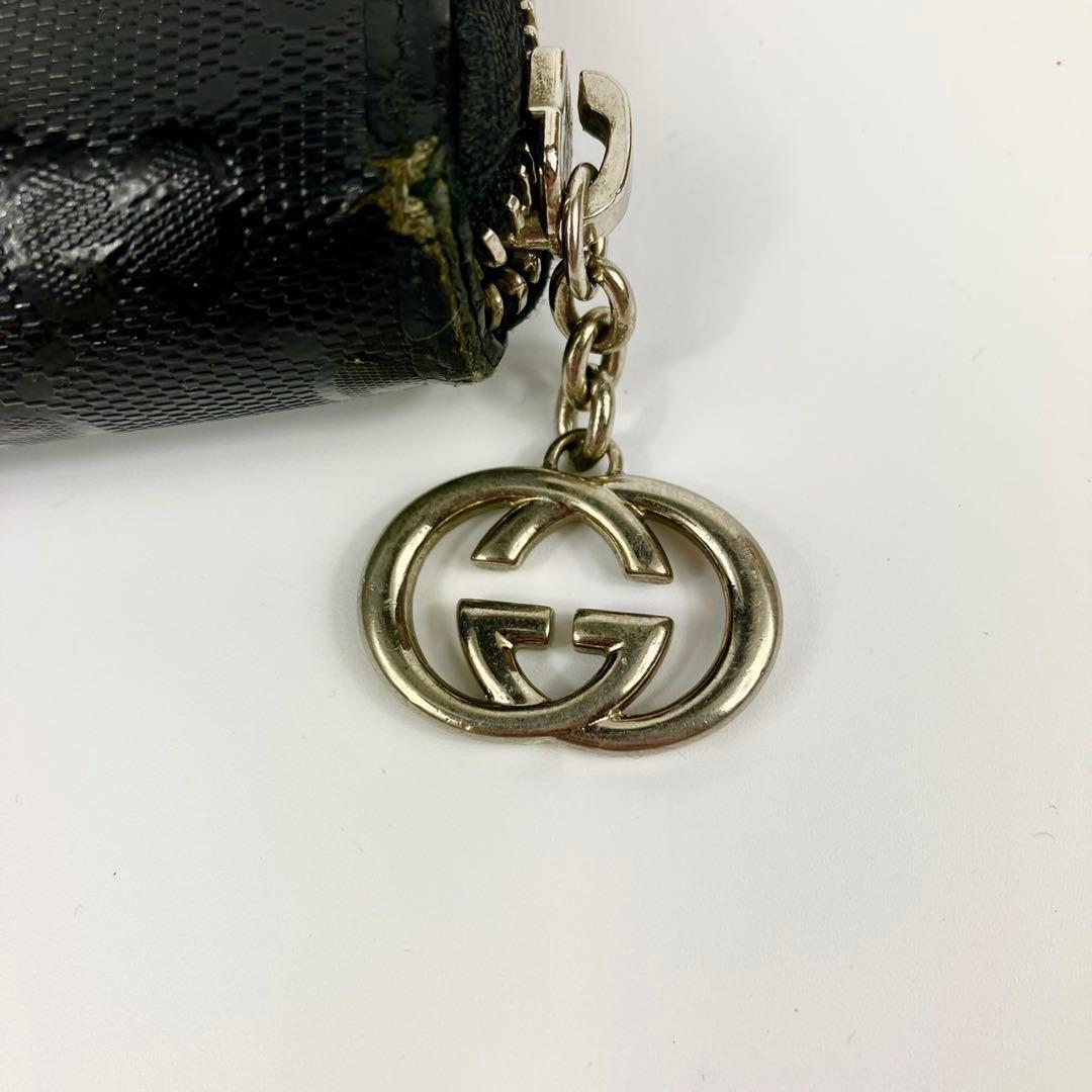 GUCCI GGパターン ブラック長財布