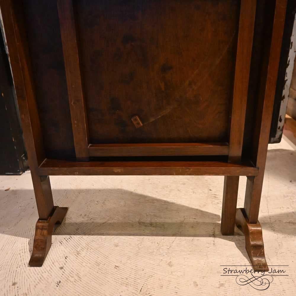 L3710-82 英国アンティーク ファイヤースクリーン カフェテーブル ポワン