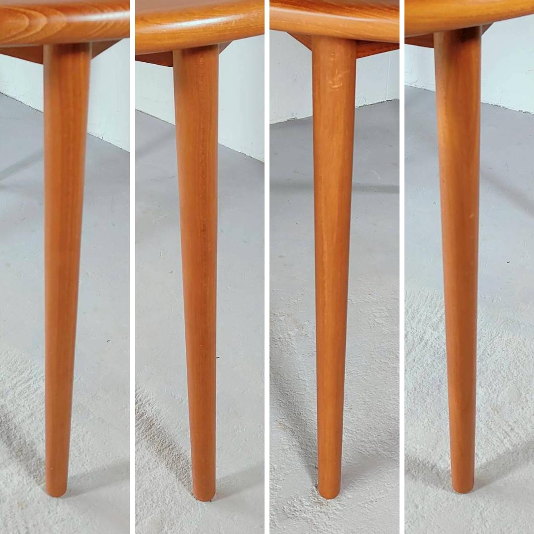 クロロス CHLOROS 円形 ダイニングテーブル 幅100cm チーク材