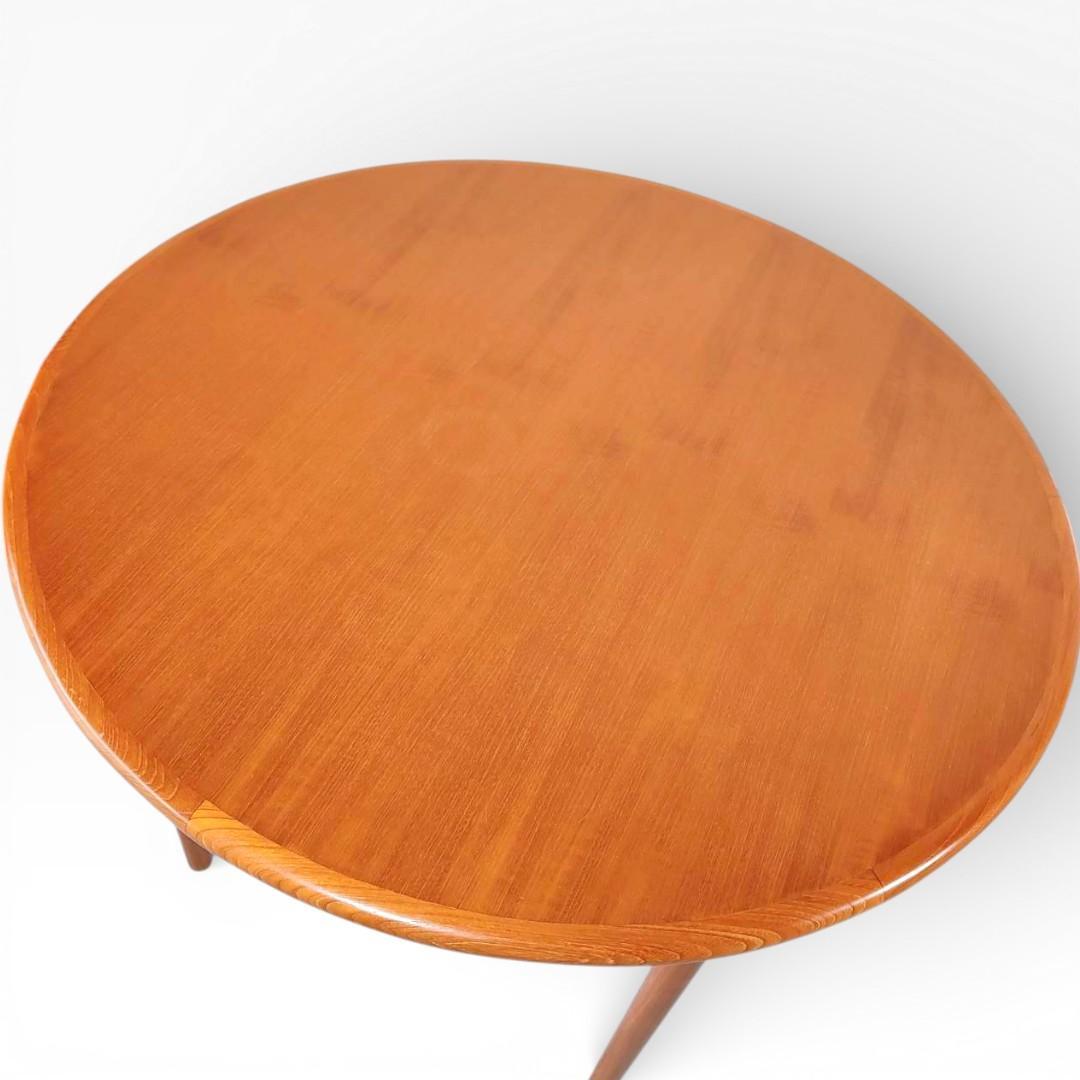 クロロス CHLOROS 円形 ダイニングテーブル 幅100cm チーク材