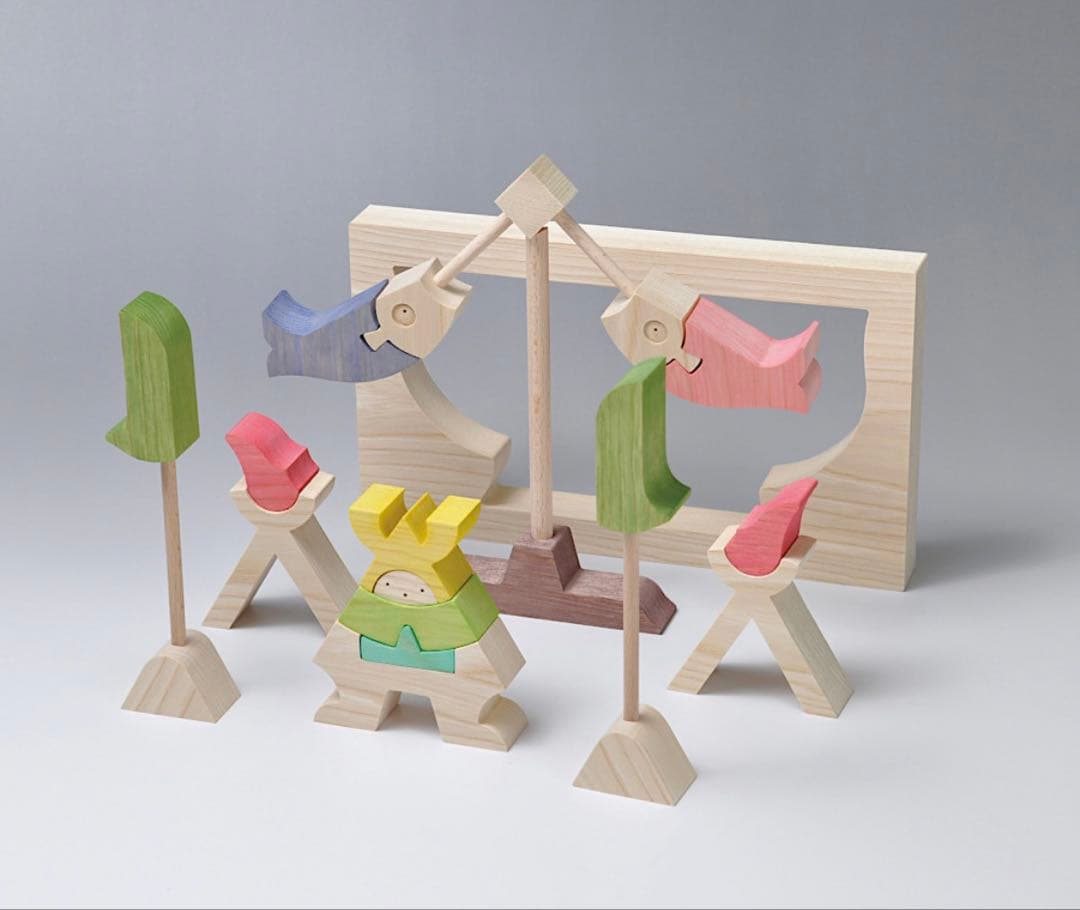 五月人形　さかずき武者　組み木　端午の節句　初節句