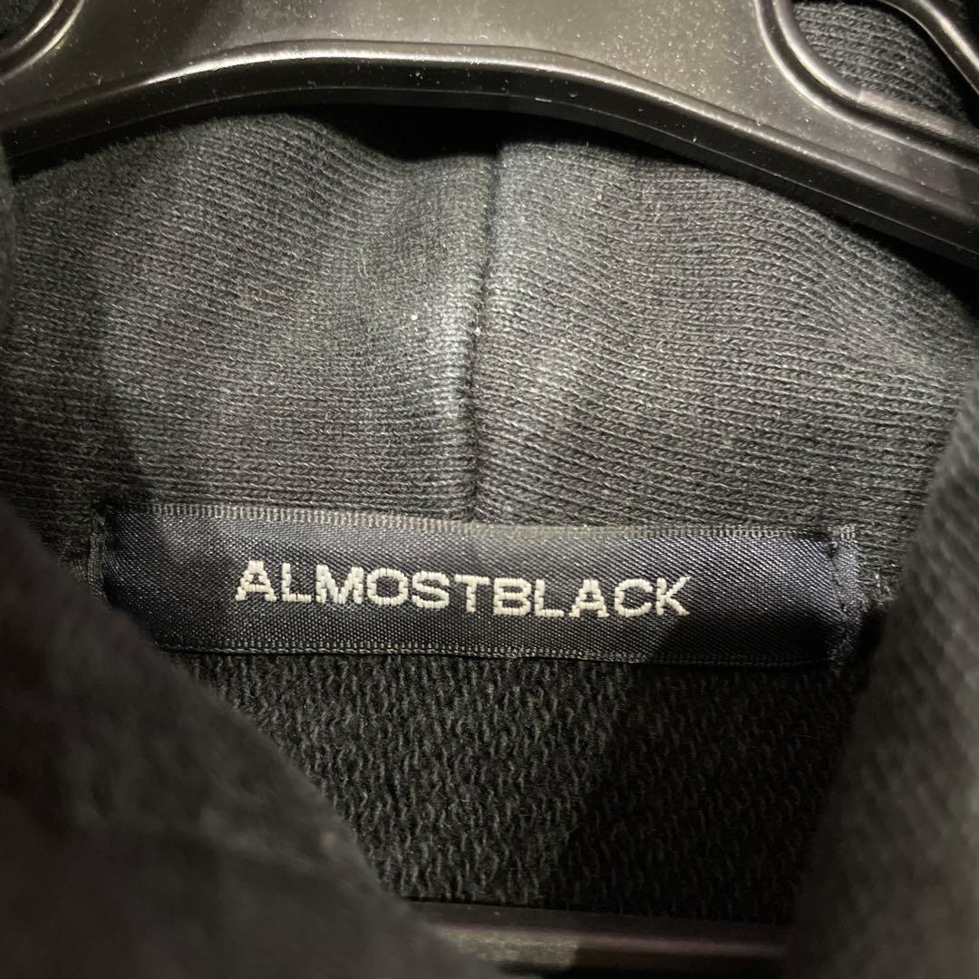 ALMOSTBLACKオールモストブラック レイヤードパーカー ゆず　北川悠仁