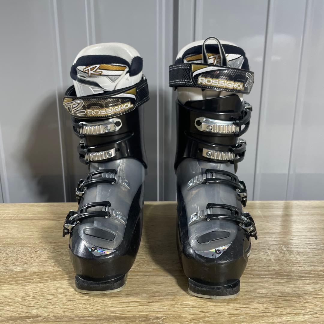 elan168cmROSSIGNOL27/27.5cmストック付きスキーセット