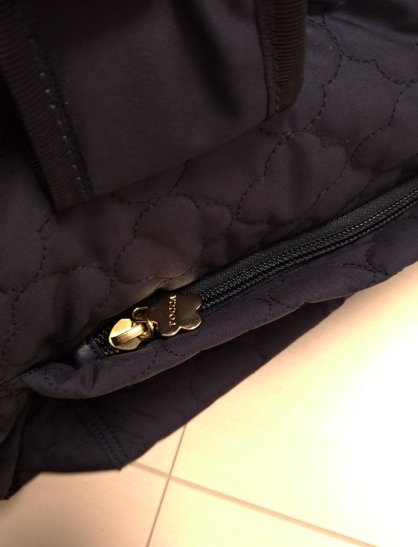 【新品】TOCCA トッカのクローバーキルトマザーズバッグ　ネイビー