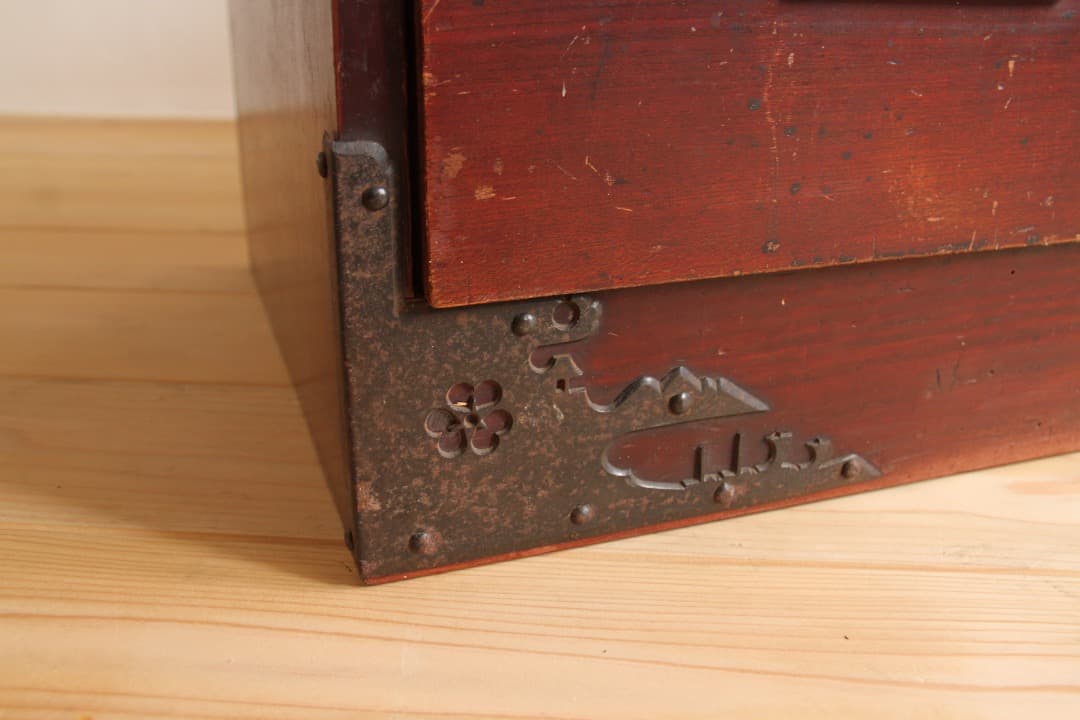 棚　2段　木製　収納棚　古道具　古家具　ビンテージ　アンティーク　レトロ