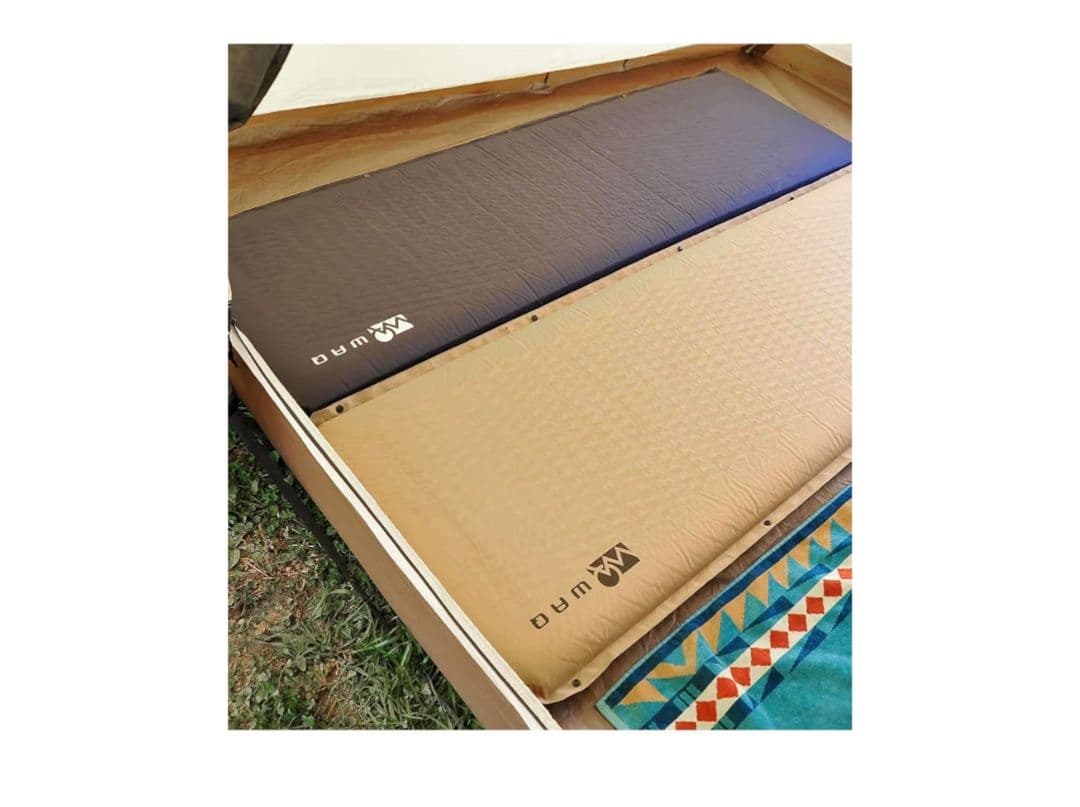 美品　WAQ ワック　インフレータブルマット 8cm ブラック　2個セット