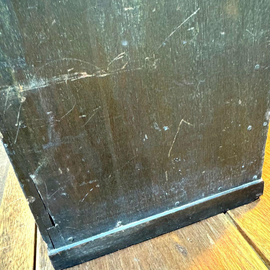 昭和　ビンテージ　雰囲気のある木製引き出し　アンティーク　レトロ　棚