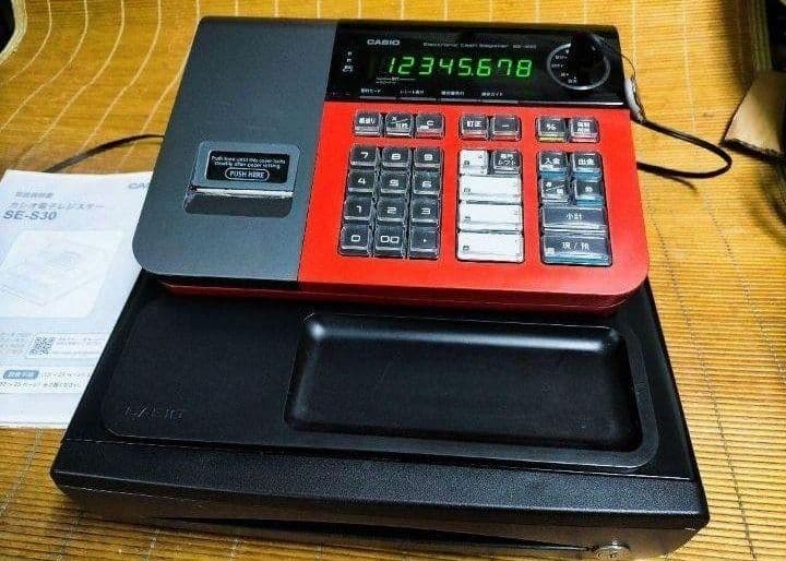 カシオレジスター　SE-S30　人気機種　送料無料　834200
