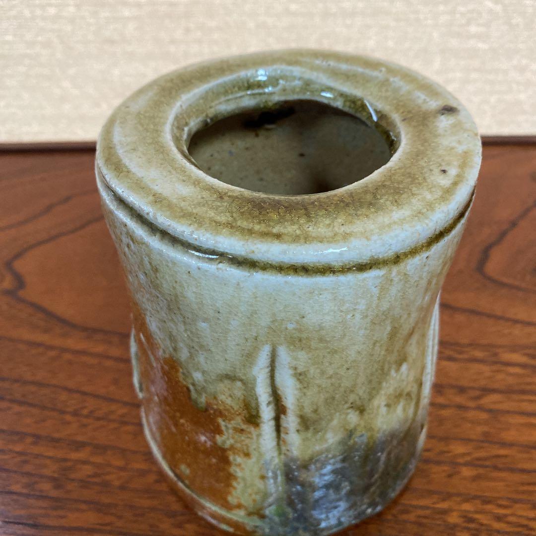 伊賀　　花入　「谷本光生」作　N o27