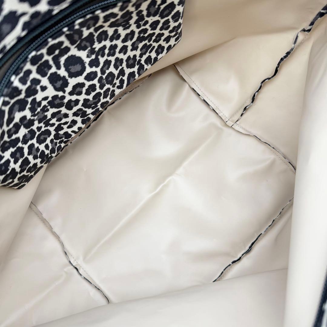 【極美品】エルベシャプリエ 2925F ナイロン舟型トート L パンサーブラン