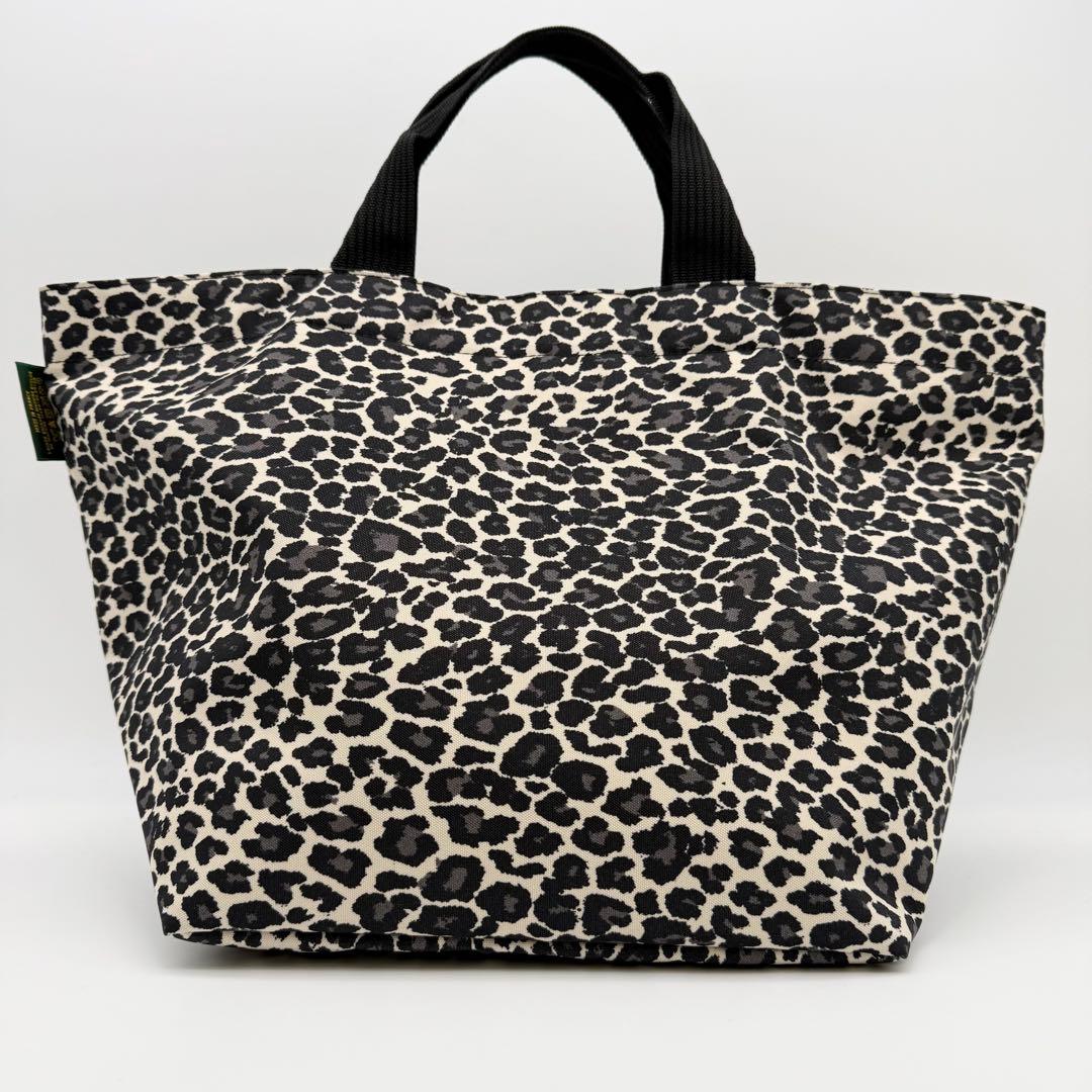 【極美品】エルベシャプリエ 2925F ナイロン舟型トート L パンサーブラン