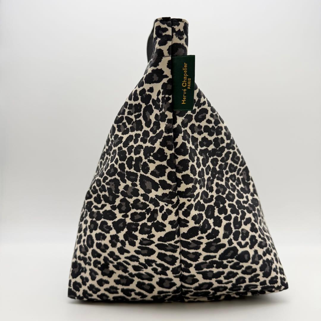 【極美品】エルベシャプリエ 2925F ナイロン舟型トート L パンサーブラン