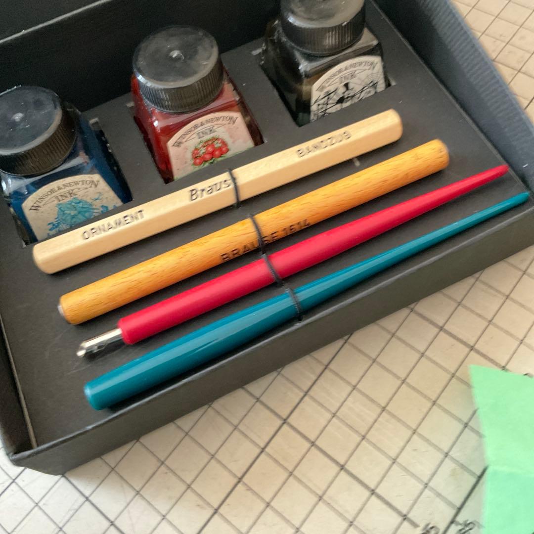 コ*ラ様 未使用　Brause ブラウゼ 万年筆　1セット　ペン先・ペン軸・イン