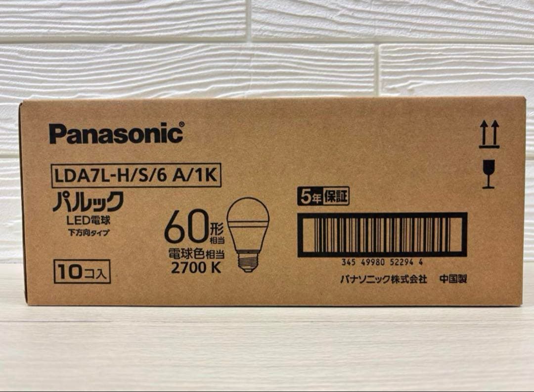 Panasonic LDA7LHS6A1K LED 一般 60W 電球色 180