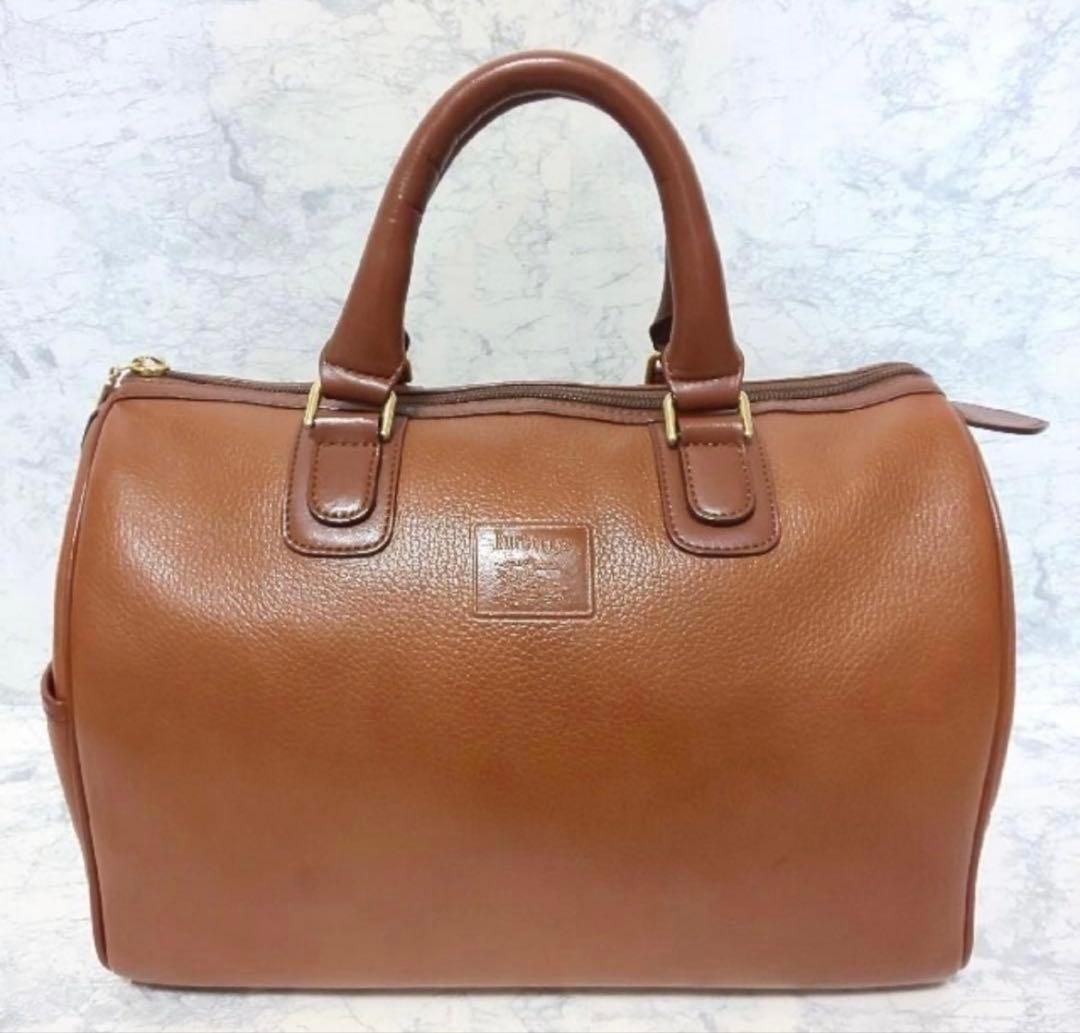 Burberrys ミニボストンバッグ ブラウン