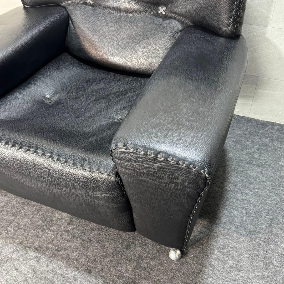 本革ソファ チェア 1人掛け 高級家具 おしゃれ 輸入家具 ドイツ製 d3514