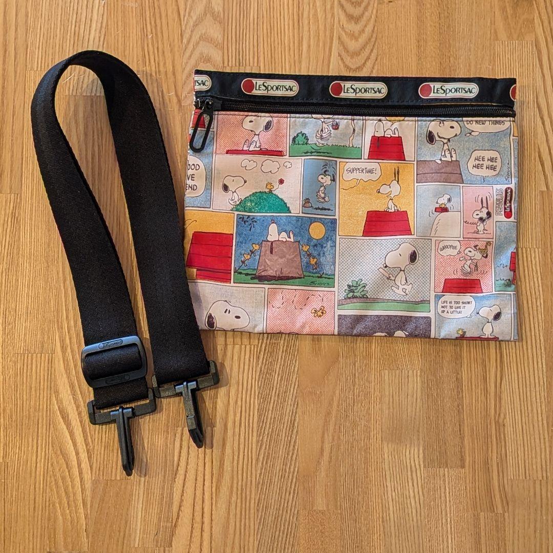 【未使用美品】2wayレスポートサック×スヌーピーボストンバッグ　ポーチ付き