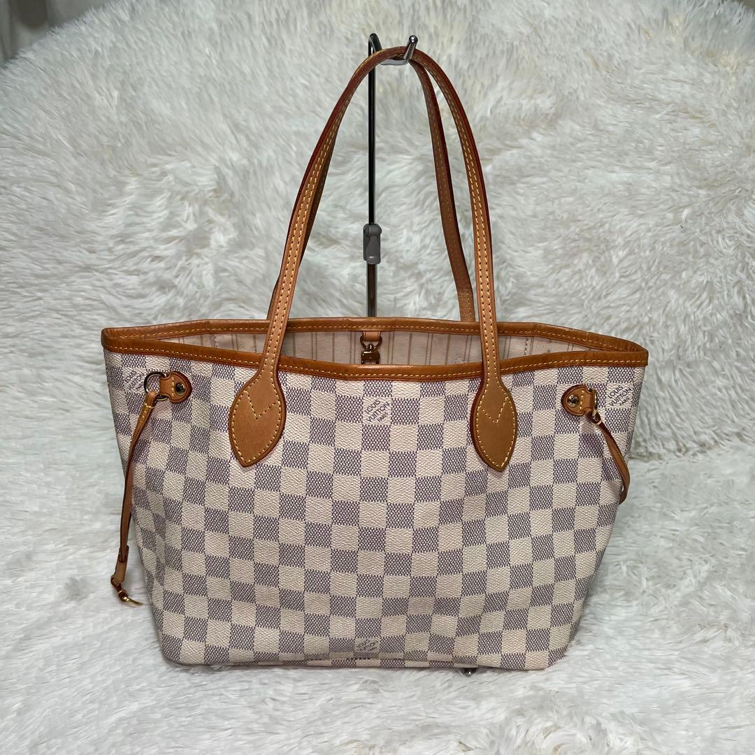 t*9様 LOUIS VUITTON ネヴァーフル　PM ダミエ　アズール　トー