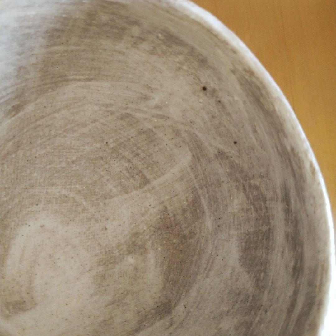 湯布院　HOMME BLUE CAFE スープカップ　陶器　水玉　ドット