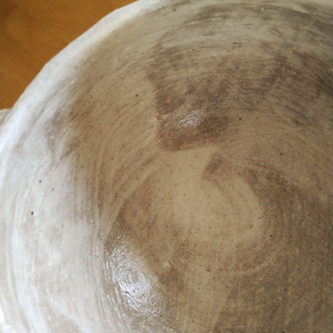 湯布院　HOMME BLUE CAFE スープカップ　陶器　水玉　ドット