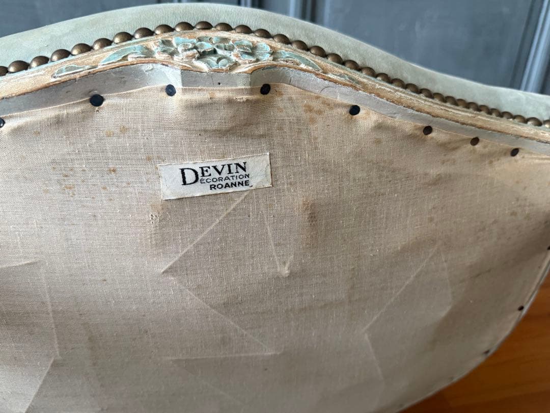 フレンスアンティーク　ルイ15世アームチェア　サロンチェア