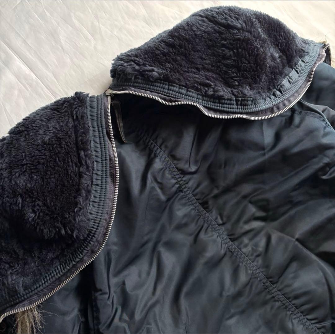 アルファインダストリーズ　N-2B フライトジャケット　USA製　ネイビー　M