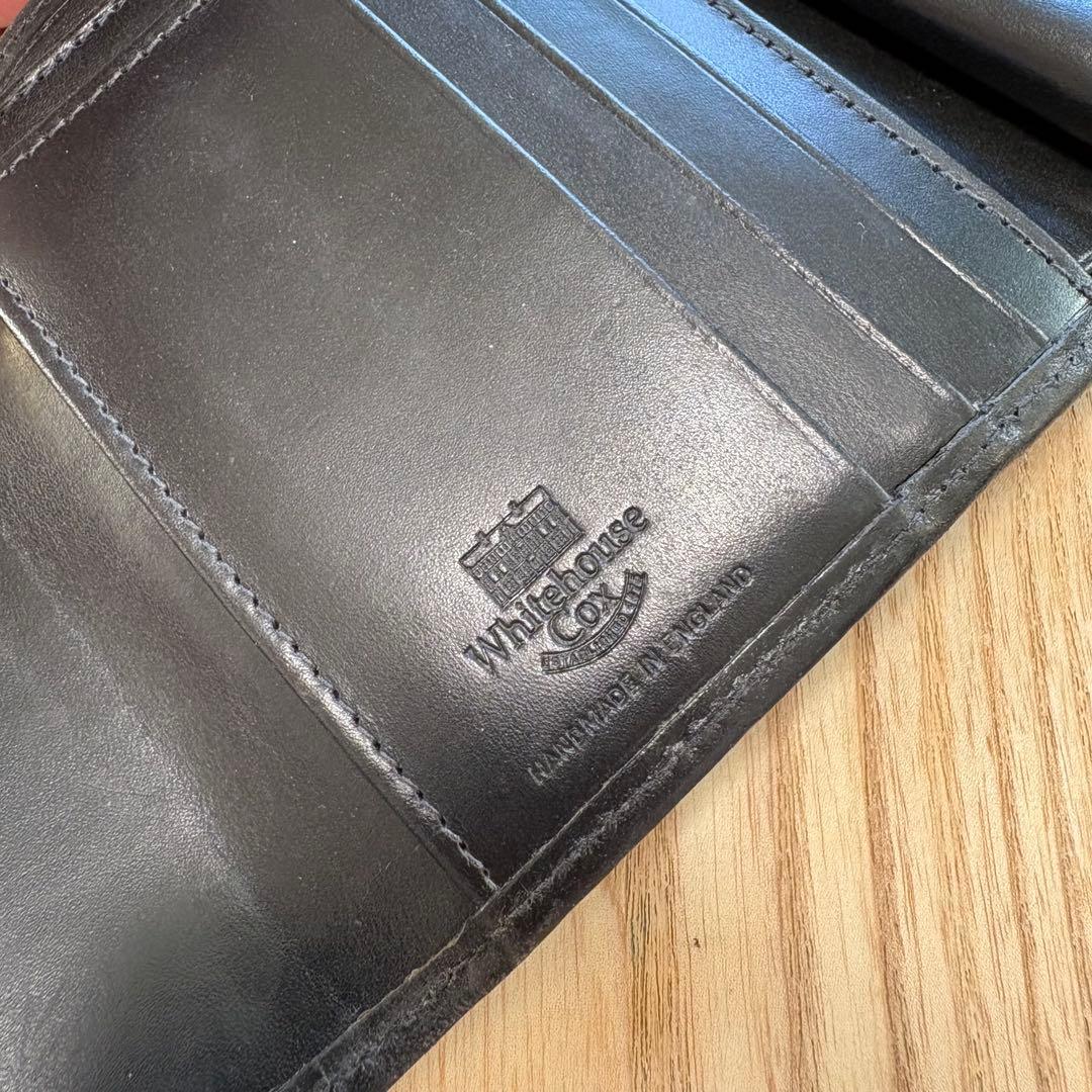 ホワイトハウスコックス 三つ折り財布 ブラック BEORMA べオーマ