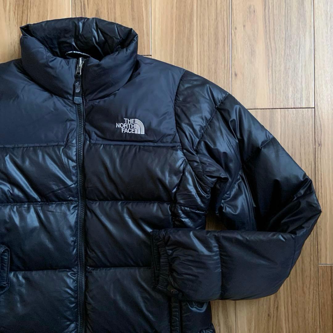 Sノースフェイスレディース700フィルブラック黒ヌプシダウンジャケット