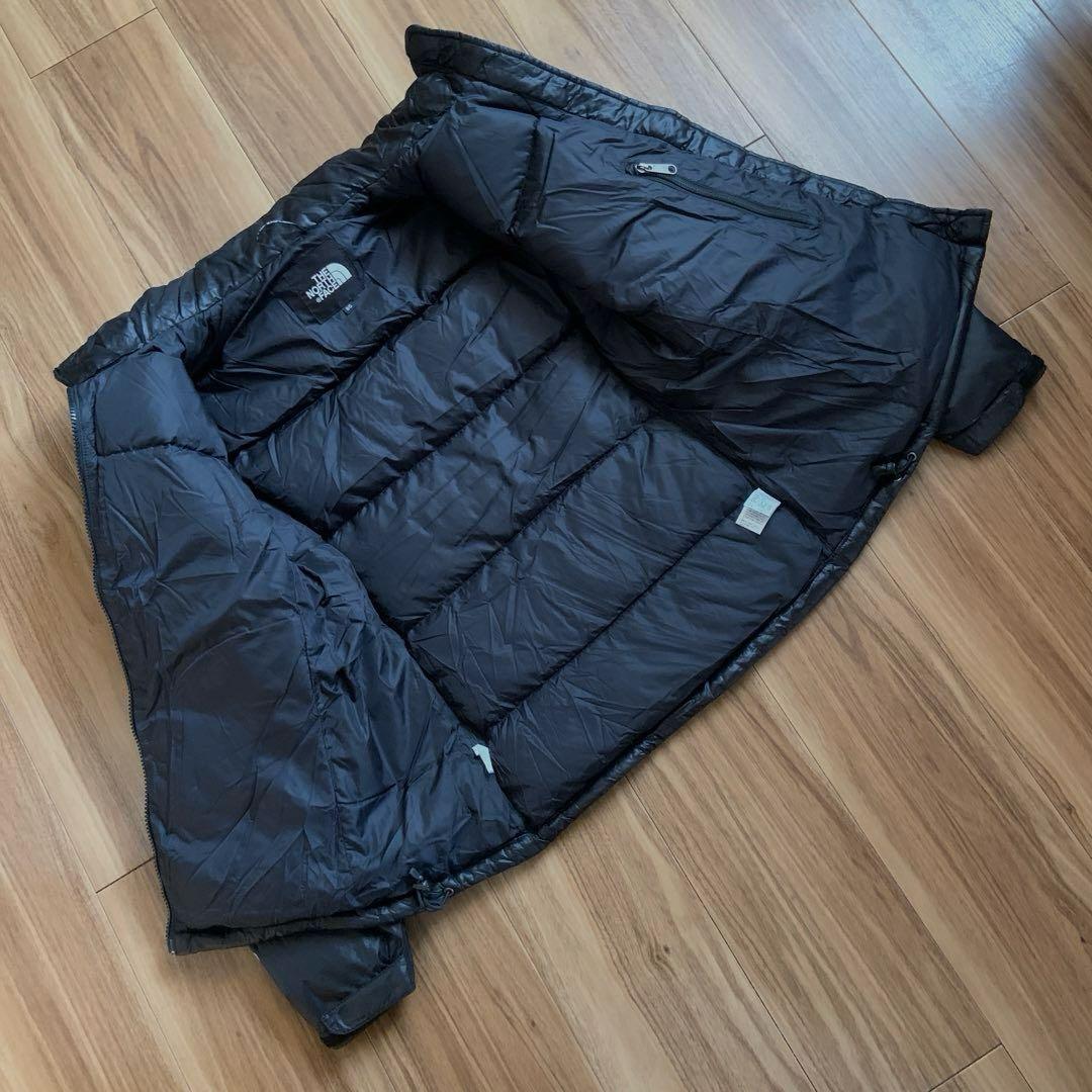 Sノースフェイスレディース700フィルブラック黒ヌプシダウンジャケット