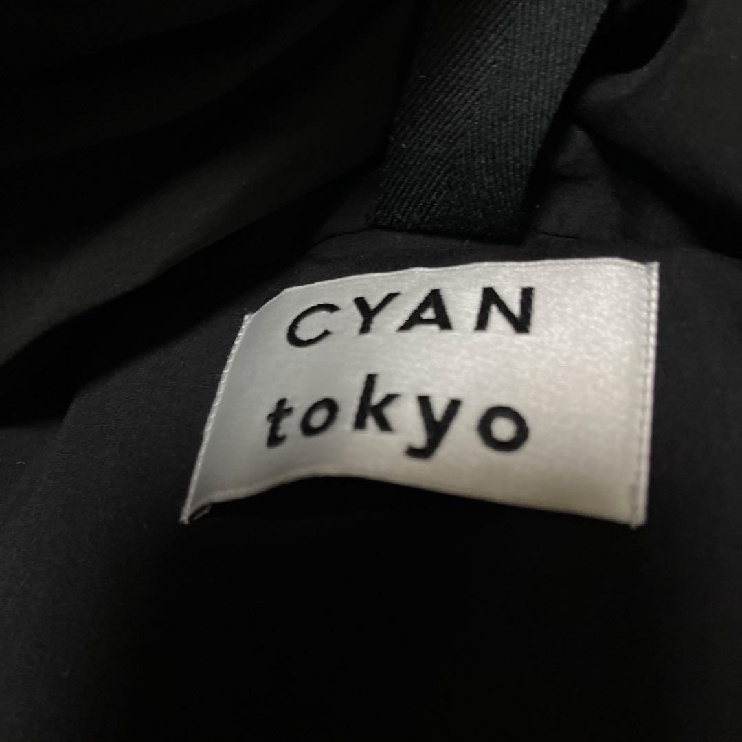 １月末までお値引き中。人気cyan tokyoブラックダウンベスト　ダウン80%