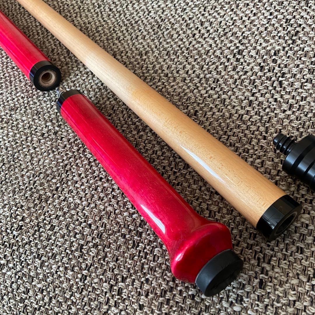 K*a様 ジャコビー カスタム 2段 ジャンプキュー　レッド 赤　樹脂タップ　1