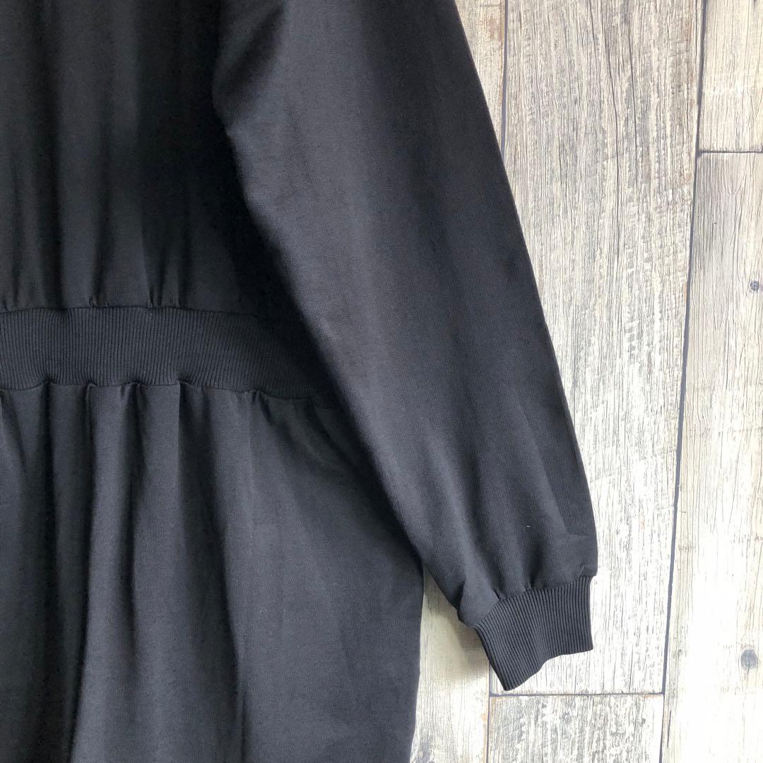 未使用　ZARA ザラ　オールインワン　つなぎ　ツナキ　ジャンプスーツ　黒　切替