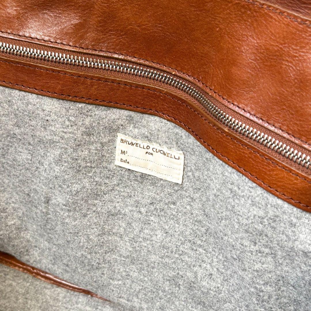 希少【美品】ブルネロクチネリ トートバッグ ウィークエンダー ボストンバッグ