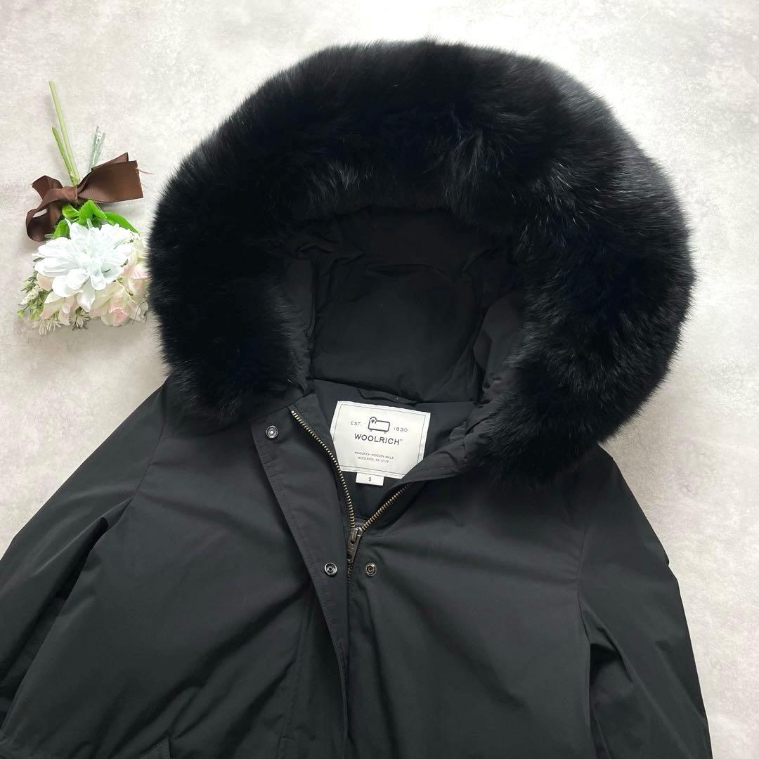 美品✨ウールリッチ キーストーンパーカ ダウンコート 黒 ファー フード S
