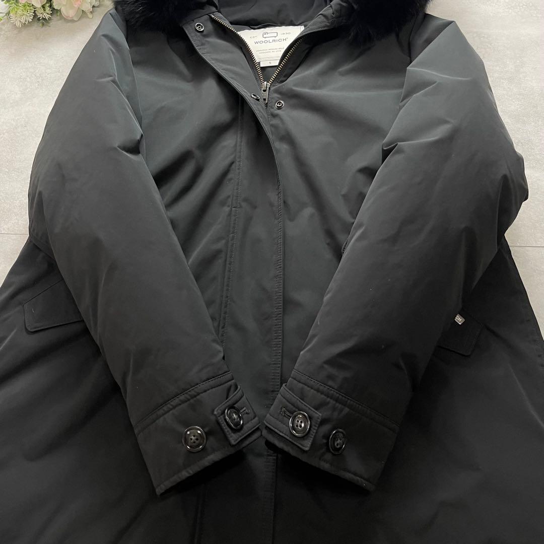美品✨ウールリッチ キーストーンパーカ ダウンコート 黒 ファー フード S