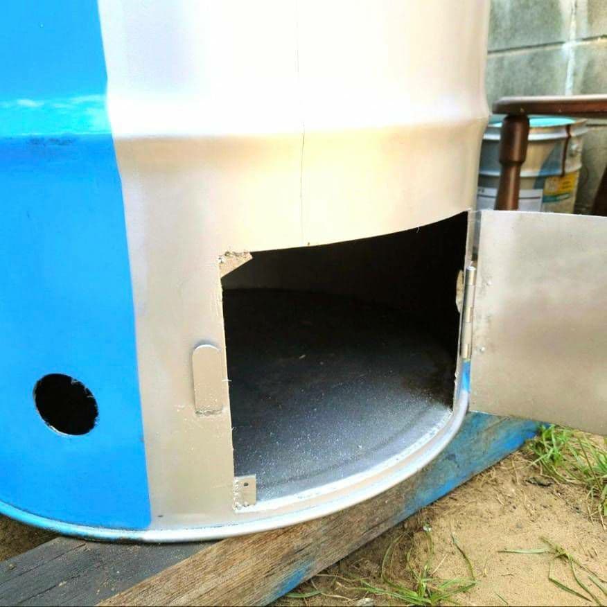 ドラム缶焼却炉 購入前に 説明文を 読みコメントください　よろしくお願いします