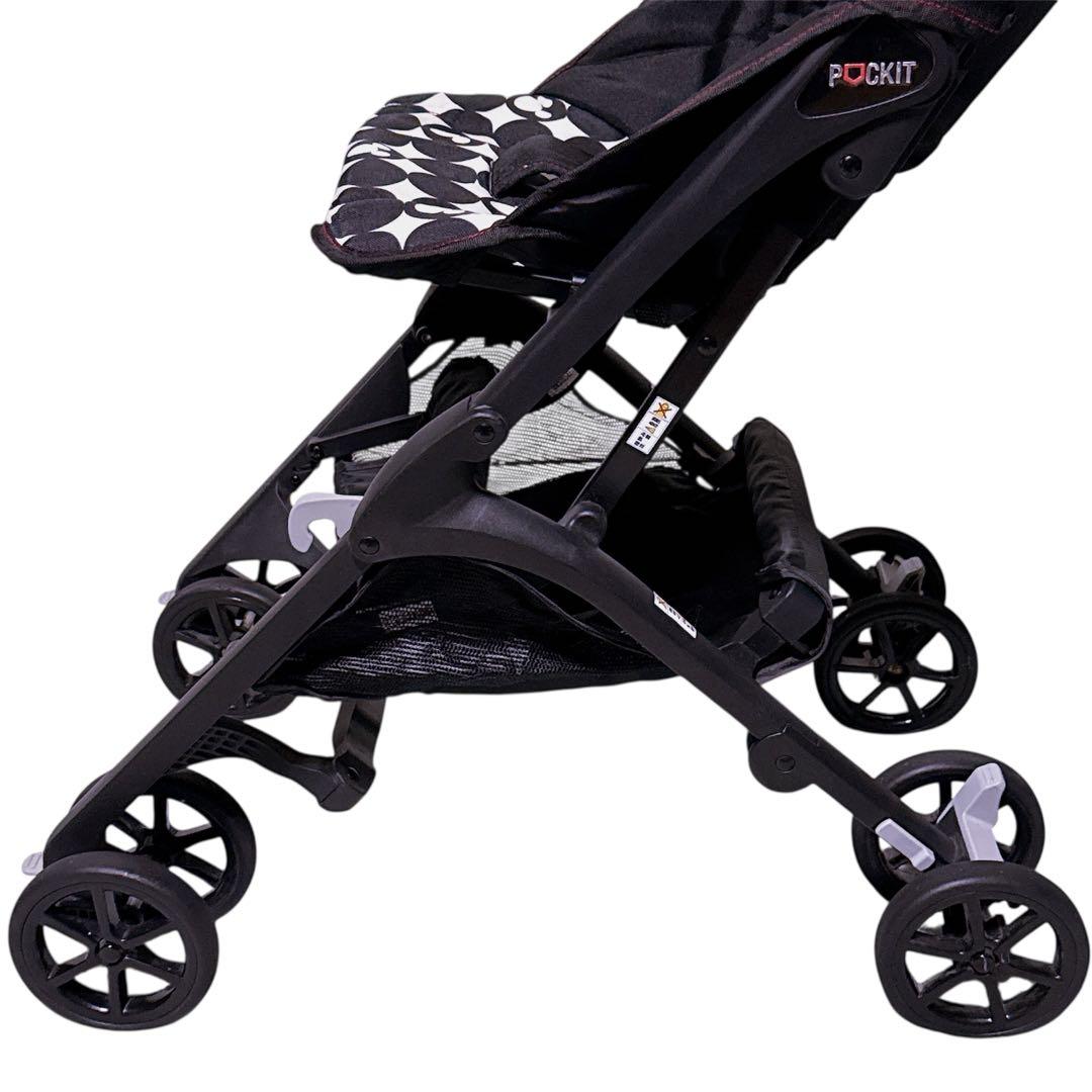 限定 廃盤【極美品】ポキット ディズニー ミッキーマウス 折りたたみ ベビーカー